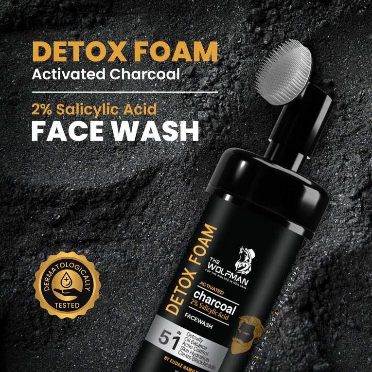 Activated Charcoal Foaming Face Wash