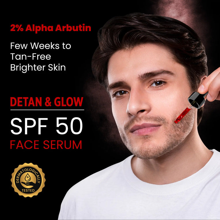 SPF 50 Detan & Glow Face Serum