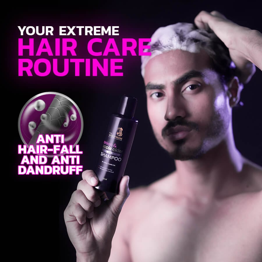 Anti Hairfall Shampoo I Onion & Apple Cider Media 1 of 8